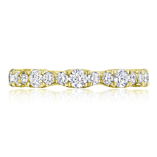 Marquise Shape Design Detail Wedding Band