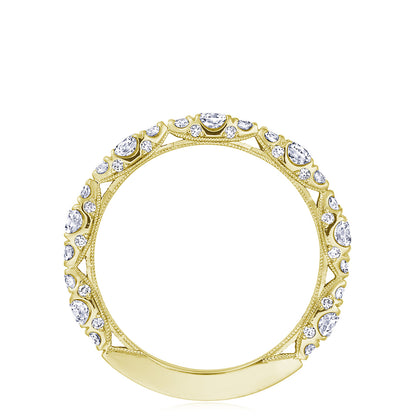 Marquise Shape Design Detail Wedding Band