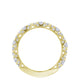 Marquise Shape Design Detail Wedding Band