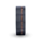 DARING Off-Set Koa Wood Inlaid Black Titanium Men's Wedding Band With Flat Brushed Finish - 8mm