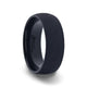 CIMMERIAN Domed Black Titanium Men's Wedding Band With Sand Blasted Finish - 8mm - Thorsten Rings