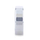 REFLECTOR Faceted Polished Center Tungsten Men's Wedding Band With Polished Beveled Edges - 8mm