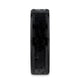 VESUVIUS Men's Polished Black Ceramic Wedding Band with Black & Gray Lava Rock Stone Inlay & Polished Beveled Edges - 6mm & 8mm