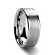 MILANA Women Tungsten Ring Flat Brushed Center Finish - 4mm - 6mm - Thorsten Rings