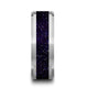 MAKI Men's Beveled Polished Finish Tungsten Wedding Ring with Purple Goldstone Inlay - 8mm