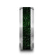 PATRICK Men's Polished Finish Beveled Edges Tungsten Wedding Band with Green Goldstone Inlay - 8mm