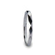 WICHITA Diamond Faceted White Tungsten Ring for Her - 2mm - Thorsten Rings