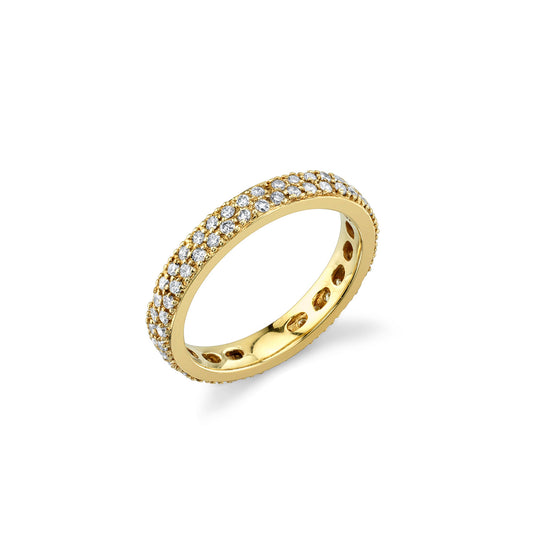 Gold & Diamond Medium Eternity Ring